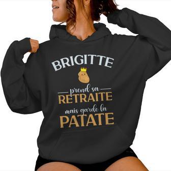 Brigitte Retraite Idee Cadeau Pot De Depart Sweat à capuche femme - Cadeauxyz