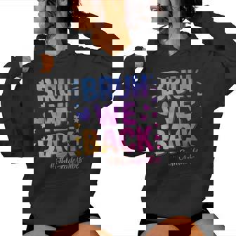 Bruh We Back Sixth Grade Vibes 1St Day Of School 6Th Grade Women Hoodie - Thegiftio