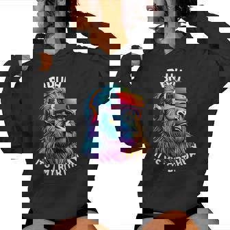 Bruh Its My Birthday Gorilla Birthday Boys Adult Girls Women Hoodie - Thegiftio UK
