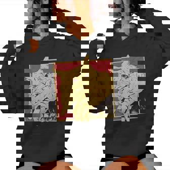 Cat Bite Anime For Women Women Hoodie - Monsterry