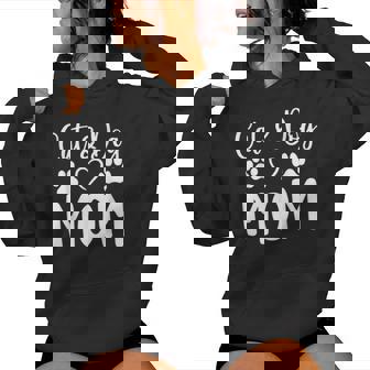Cat And Dog Mom Pet Lover For Mommy Mama Women Hoodie | Mazezy