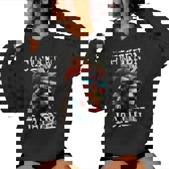 Chicken Daddy チキンパパ ニワトリ お父さん 農家 養鶏場 父の日 レディースパーカー - Kawaiitshirt