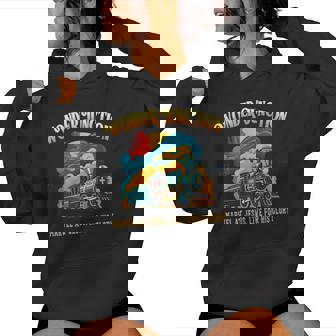 Christian Camp Vbs 2025 Wonder His Glory Junction Train Women Hoodie - Monsterry