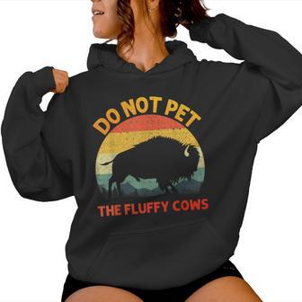 Cool Bison For Buffalo Animal Lovers Bison Women Hoodie - Thegiftio UK