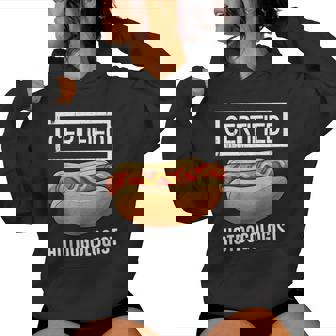 Cool Hotdog Outfit For Adult Hotdog Hot Dog Lover Women Hoodie - Thegiftio