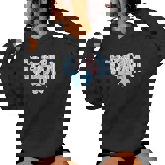 Coquette Bow Teach Teacher Happy First Day Back To School Women Hoodie | Mazezy