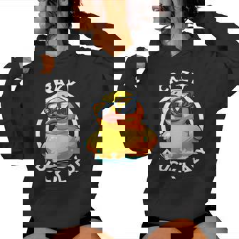 Crazy Duck Lady キュート アヒル ママ アヒルの所有者 面白い I Love Ducks レディースパーカー - Kawaiitshirt