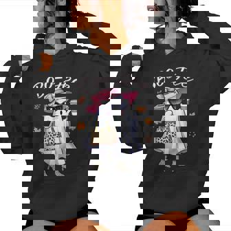 Cute Boo-Jee Ghost Halloween Boujee Girls Women Hoodie - Thegiftio