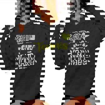 Cute Proud Tennis Nana Mother's Day Christmas Women Hoodie - Monsterry