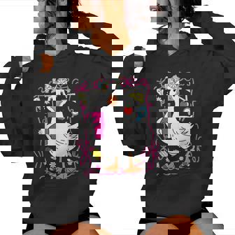 Cute Teacher Goose Back To School Animal Women Hoodie | Seseable FR