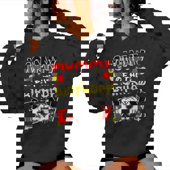 Dad And Mom Mommy Of The Birthday Boy Family Party Decor Mom Women Hoodie - Thegiftio
