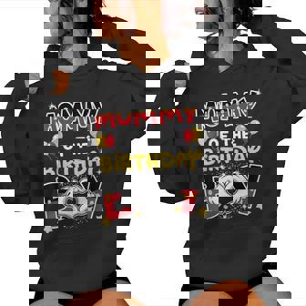 Dad And Mom Mommy Of The Birthday Boy Family Party Decor Women Hoodie - Monsterry