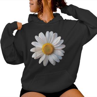 Daisy Floral Flower Graphic Women Hoodie - Thegiftio UK