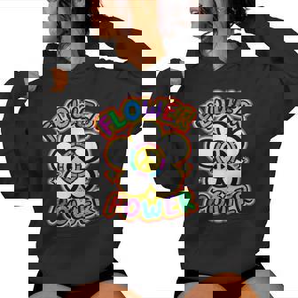 Danse Rave Sign Pace De Flower Power Sweat à capuche femme - Cadeauxyz
