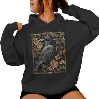 Dark Academia Raven Teacher Women Hoodie - Thegiftio UK