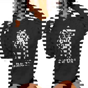 De Despedida Deoltero Látigo Hombre Cerveza Game Over Sudadera con capucha para mujer - Regaloses