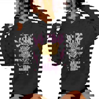 Def Tired Mama Cheetah Leopard Lightning Bolt Mama Tiger Women Hoodie - Monsterry