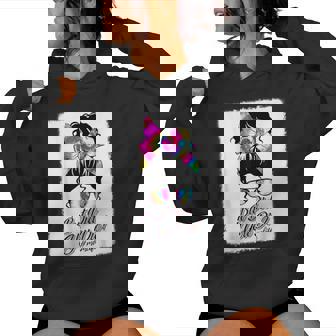 But Did You Die Mom Life Mother Day Tie Dye Glasses Women Hoodie | Mazezy