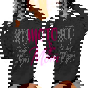 Dirt Bike Mother Motocross Mum Racing Biker Mothers Moto Mom Women Hoodie - Monsterry