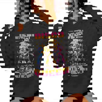 Disco Queen Retro Dancing 70 80 Disco Sudadera con capucha para mujer - Regaloses