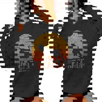 Dog Beagle Race Retro Animal Puppy Man Woman Sweat à capuche femme - Cadeauxyz
