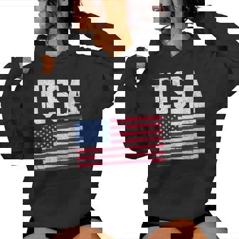 Drapeau Américain Usa Patriotique S Hommes Garçons Filles 4 Juillet Us Sweat à capuche femme - Cadeauxyz