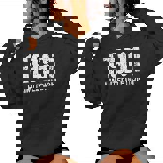 Edición Limitada Y Nacido En 1981 Cuello Sudadera con capucha para mujer - Regaloses