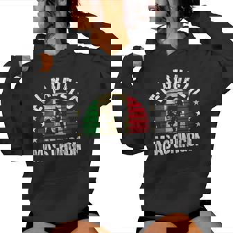 El Abuelo Mas Chingon Mexican Girl Grandpa Cinco De Mayo Women Hoodie - Monsterry