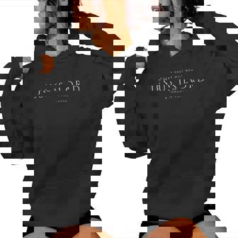 Every Knee Will Bow Jesus Is Lord & Tongue Confess Christian Women Hoodie - Monsterry