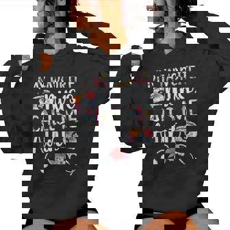 My Favorite Nurse Calls Me Aunt Of A Nurse Aunt Nurse Auntie Women Hoodie - Seseable
