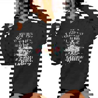 My Favorite People Call Me Grammy Floral Birthday Grammy Women Hoodie - Monsterry