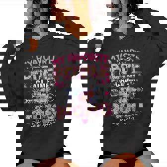 My Favorite People Call Me Momo Mother's Day Women Hoodie - Thegiftio