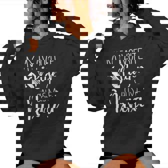 My Favorite Player Calls Me Nana Tuba Nana Mother's Day Women Hoodie | Mazezy