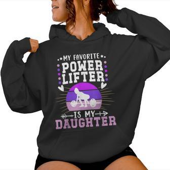 My Favorite Powerlifter Mom Powerlifting Mom Women Hoodie - Thegiftio UK