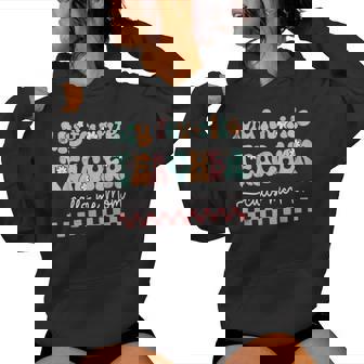 My Favorite Teacher Calls Me Mom Mother's Day Checkered Mama Women Hoodie - Thegiftio