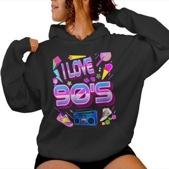 Fiesta Con Cinta De Casete Retrointage Con Música De Los 80 Y 90 Cuello Sudadera con capucha para mujer - Regaloses