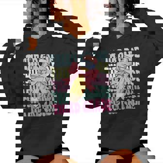 First Day Of School Third Grade Coquette 3Rd Grade Women Hoodie | Mazezy