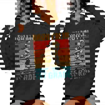 First Grade Flossing Boy Bruh I'm In 1St Grade Student Women Hoodie | Mazezy