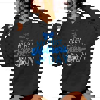 My First Pregnancy Announcement Mom Women Hoodie - Monsterry