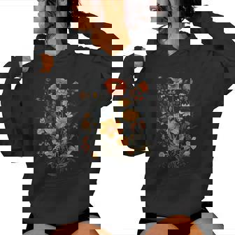 Fleurs Anciennes Floral Fleur Pressée Sweat à capuche femme - Cadeauxyz