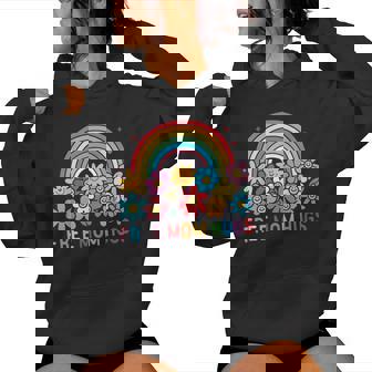 Free Mom Hugs Rainbow Lgbt Gay Lesbian Transgender Pride Women Hoodie - Monsterry