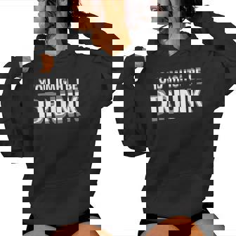 Drinking You Might Be Drunk レディースパーカー - Kawaiitshirt