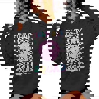 Field Day Squad Retro Groovy School Field Day Team Women Hoodie - Thegiftio