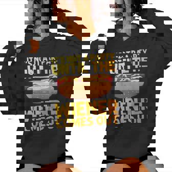 Hot Dog For Hotdog Stand Gag Hot Dog Women Hoodie - Monsterry