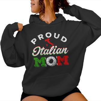 Italian Mom Italy Flag Mom Women Hoodie - Thegiftio UK