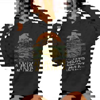 Meme Florida Everglades Alligator Alcatraz Women Hoodie | Mazezy