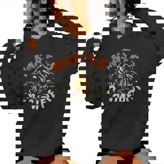 Outdoor Camping Master Of Campfire Women Hoodie - Thegiftio