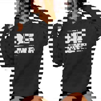 Single Mom Dilf Hunter Adult Joke Women Hoodie | Mazezy