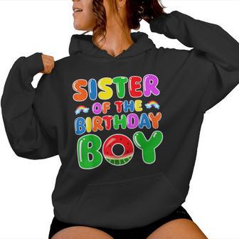 Sister Of The Birthday Boy Watermelon Birthday Family Women Hoodie - Thegiftio UK