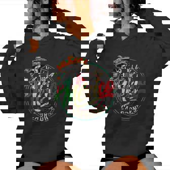 Skeleton Viva Mexico Independence Day Women Hoodie | Mazezy
